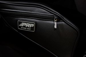 Polaris RZR Turbo R4 Storage Bag - Rear - PRP Seats - Rear Door Bags - Black - `20-`24